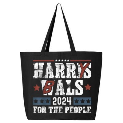 Harris Walz 24 Harry Balz 2024 Meme Democratics Vote 25L Jumbo Tote