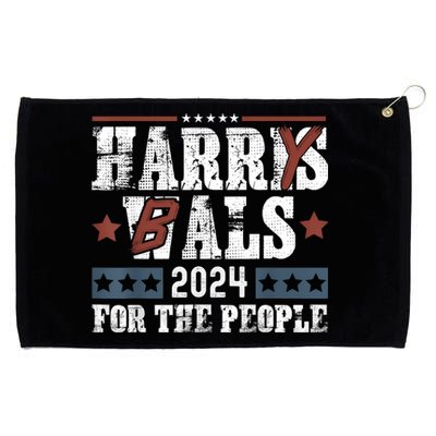 Harris Walz 24 Harry Balz 2024 Meme Democratics Vote Grommeted Golf Towel