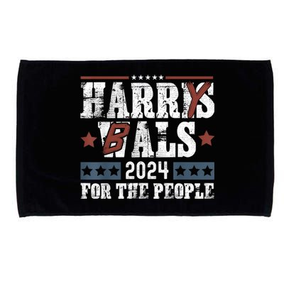 Harris Walz 24 Harry Balz 2024 Meme Democratics Vote Microfiber Hand Towel