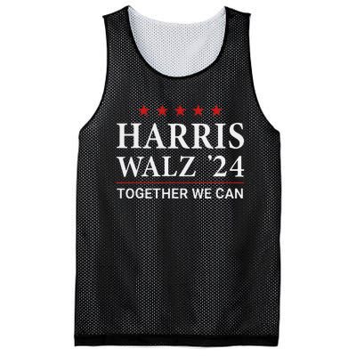 Harris Walz 2024 Vote For Kamala Harris And Tim Walz Mesh Reversible Basketball Jersey Tank