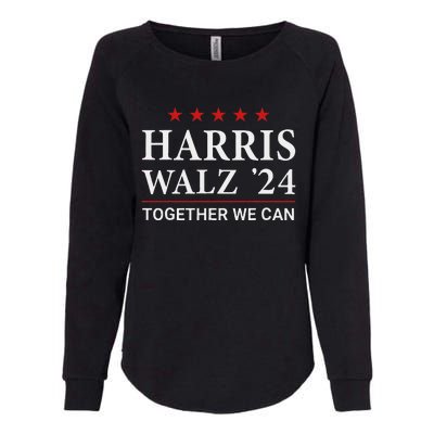 Harris Walz 2024 Vote For Kamala Harris And Tim Walz Womens California Wash Sweatshirt