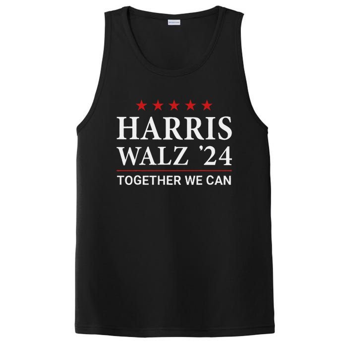 Harris Walz 2024 Vote For Kamala Harris And Tim Walz PosiCharge Competitor Tank