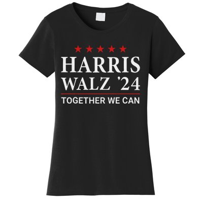 Harris Walz 2024 Vote For Kamala Harris And Tim Walz Women's T-Shirt