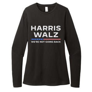 Harris Walz 2024 WeRe Not Going Back Waltz Vote President Womens CVC Long Sleeve Shirt