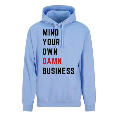 Harris Walz 2024 Mind Your Own Damn Business Retro Vintage Unisex Surf Hoodie