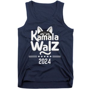 Harris Walz 2024 Funny Cat Election Kamala Harris Tim Waltz Tank Top