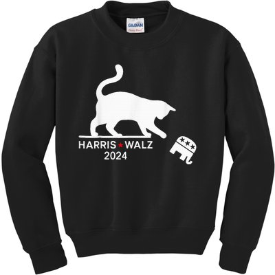 Harris Waltz 2024 Vp President Election Kids Sweatshirt