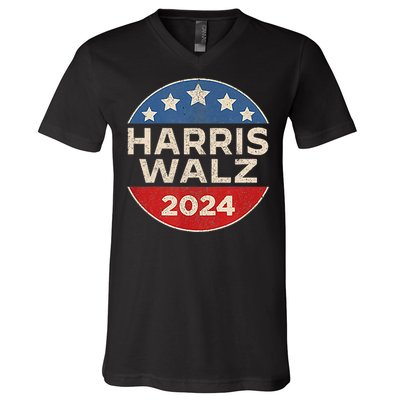 Harris Waltz 2024 Election President Kamala 2024 V-Neck T-Shirt