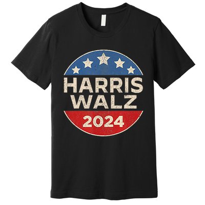 Harris Waltz 2024 Election President Kamala 2024 Premium T-Shirt