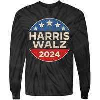 Harris Waltz 2024 Election President Kamala 2024 Tie-Dye Long Sleeve Shirt