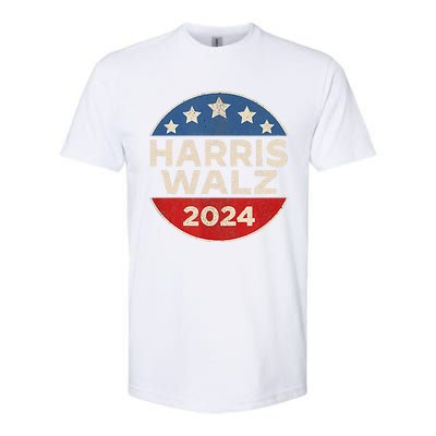 Harris Waltz 2024 Election President Kamala 2024 Softstyle CVC T-Shirt