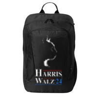 Harris Waltz 2024 Election Funny Cat Kamala Harris Tim Walz City Backpack