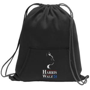 Harris Waltz 2024 Election Funny Cat Kamala Harris Tim Walz Sweatshirt Cinch Pack Bag