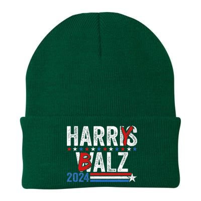 Harris Walz 24 Harry Balz 2024 Meme Democratics Vote Knit Cap Winter Beanie