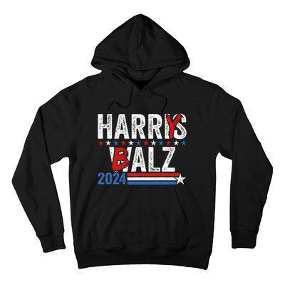 Harris Walz 24 Harry Balz 2024 Meme Democratics Vote Hoodie