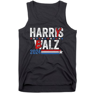 Harris Walz 24 Harry Balz 2024 Meme Democratics Vote Tank Top