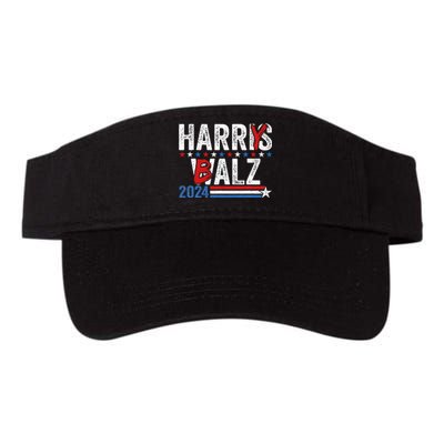 Harris Walz 24 Harry Balz 2024 Meme Democratics Vote Valucap Bio-Washed Visor