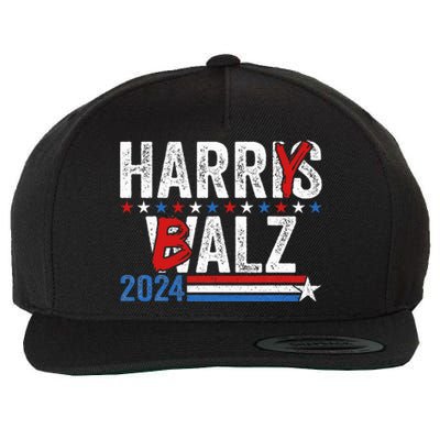 Harris Walz 24 Harry Balz 2024 Meme Democratics Vote Wool Snapback Cap