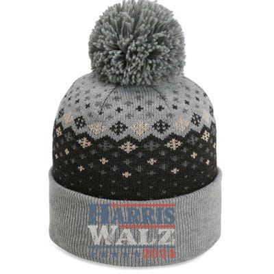 Harris Waltz 2024 Election Kamala Harris Tim Waltz 2024 The Baniff Cuffed Pom Beanie