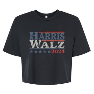 Harris Waltz 2024 Election Kamala Harris Tim Waltz 2024 Bella+Canvas Jersey Crop Tee