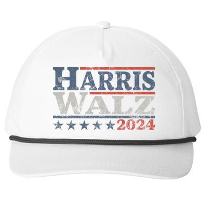 Harris Waltz 2024 Election Kamala Harris Tim Waltz 2024 Snapback Five-Panel Rope Hat