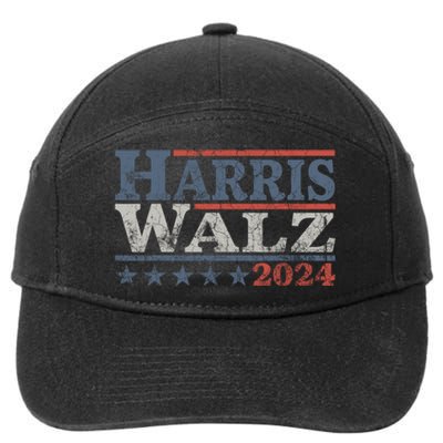 Harris Waltz 2024 Election Kamala Harris Tim Waltz 2024 7-Panel Snapback Hat