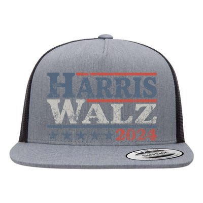 Harris Waltz 2024 Election Kamala Harris Tim Waltz 2024 Flat Bill Trucker Hat