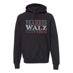 Harris Waltz 2024 Election Kamala Harris Tim Waltz 2024 Premium Hoodie