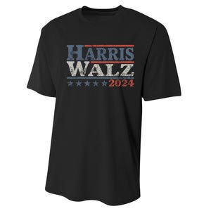 Harris Waltz 2024 Election Kamala Harris Tim Waltz 2024 Performance Sprint T-Shirt