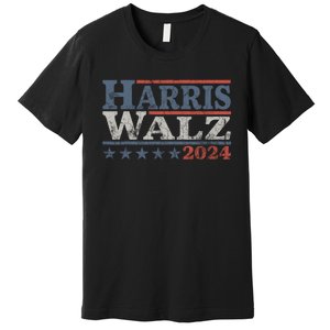 Harris Waltz 2024 Election Kamala Harris Tim Waltz 2024 Premium T-Shirt