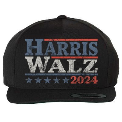 Harris Waltz 2024 Election Kamala Harris Tim Waltz 2024 Wool Snapback Cap