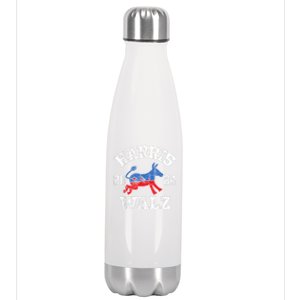 Harris Walz 2024 Election Kamala Harris Tim Waltz 2024 Stainless Steel Insulated Water Bottle