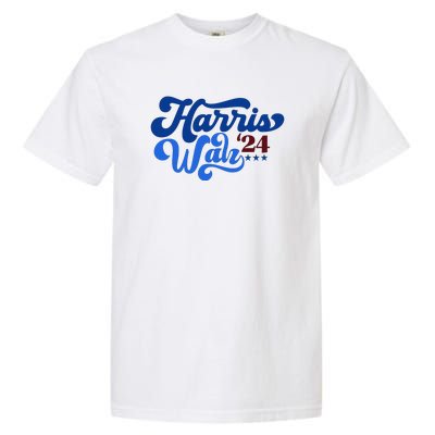 Harris Walz 2024 Retro Garment-Dyed Heavyweight T-Shirt