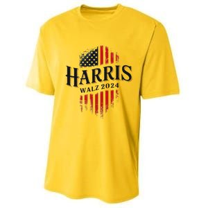 Harris Walz 2024 Vote Blue Tim Kamala Election Art Performance Sprint T-Shirt