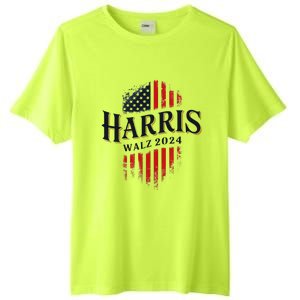 Harris Walz 2024 Vote Blue Tim Kamala Election Art Tall Fusion ChromaSoft Performance T-Shirt