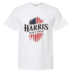 Harris Walz 2024 Vote Blue Tim Kamala Election Art Garment-Dyed Heavyweight T-Shirt