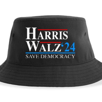 Harris Waltz 2024 Vice President Kamala Harris Tim Walz 2024 Sustainable Bucket Hat