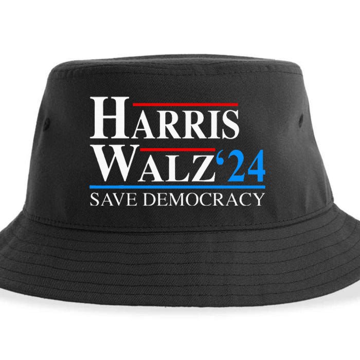 Harris Waltz 2024 Vice President Kamala Harris Tim Walz 2024 Sustainable Bucket Hat