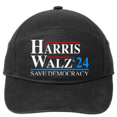 Harris Waltz 2024 Vice President Kamala Harris Tim Walz 2024 7-Panel Snapback Hat