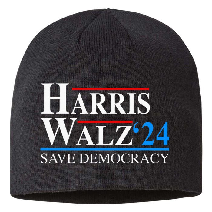 Harris Waltz 2024 Vice President Kamala Harris Tim Walz 2024 Sustainable Beanie