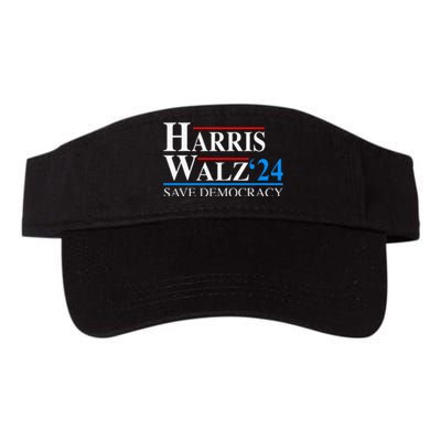 Harris Waltz 2024 Vice President Kamala Harris Tim Walz 2024 Valucap Bio-Washed Visor