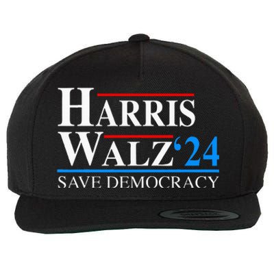 Harris Waltz 2024 Vice President Kamala Harris Tim Walz 2024 Wool Snapback Cap