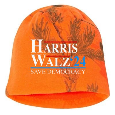 Harris Waltz 2024 Vice President Kamala Harris Tim Walz 2024 Kati - Camo Knit Beanie