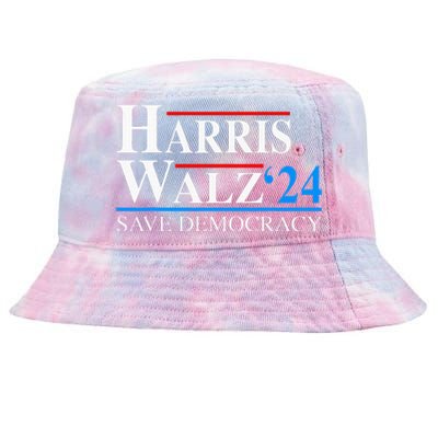 Harris Waltz 2024 Vice President Kamala Harris Tim Walz 2024 Tie-Dyed Bucket Hat