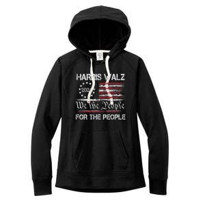 Harris Waltz 2024 For The People Kamala Harris Tim Waltz Women's Fleece Hoodie