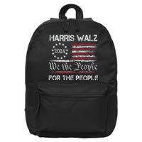 Harris Waltz 2024 For The People Kamala Harris Tim Waltz 16 in Basic Backpack