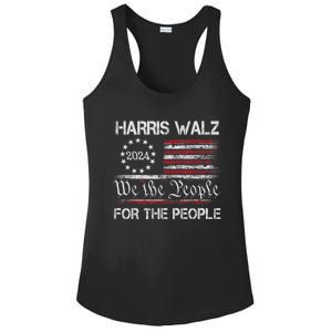 Harris Waltz 2024 For The People Kamala Harris Tim Waltz Ladies PosiCharge Competitor Racerback Tank