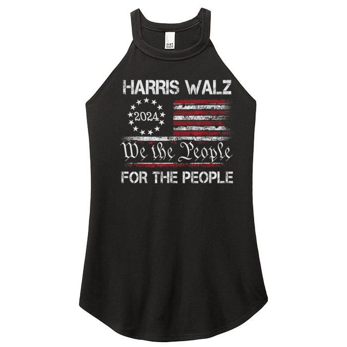 Harris Waltz 2024 For The People Kamala Harris Tim Waltz Women's Perfect Tri Rocker Tank