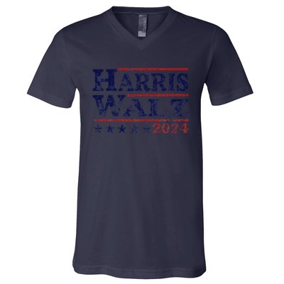 Harris Waltz 2024 Election Kamala Harris Tim Waltz 2024 V-Neck T-Shirt