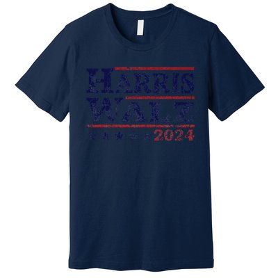 Harris Waltz 2024 Election Kamala Harris Tim Waltz 2024 Premium T-Shirt